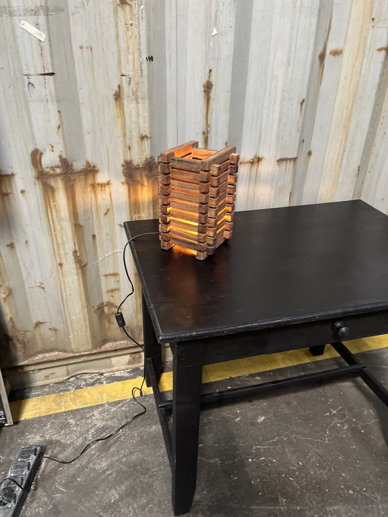 Image 1 of Lámpara de mesa de teca