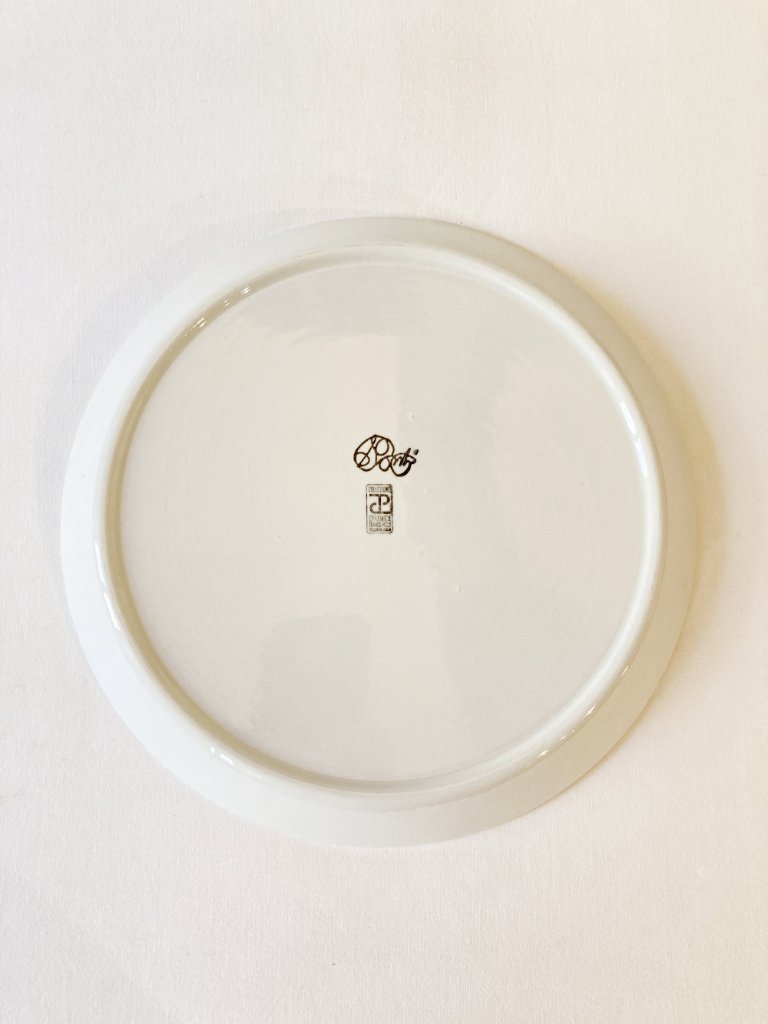 Bunte Keramik Teller von Gio Ponti für Franco Pozzi, 1960er, 5 . Set