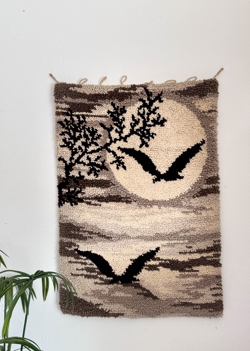 Vintage Wool Wall Hanging 70s