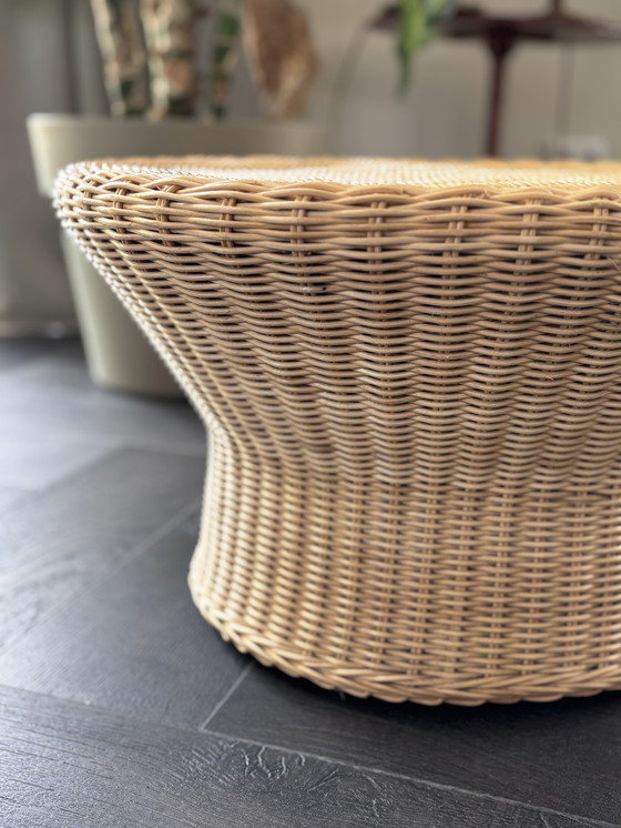 Image 1 of Wicker Mushroom Side Table