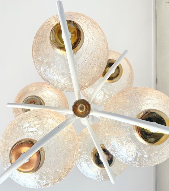 Vintage Richard Essig Spoetnik – Pendant lamps, Glass, Metal (photo 4 of 14)
