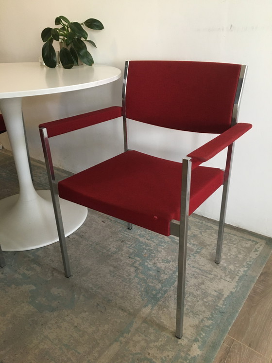 Image 1 of 3x Girsberger Eurochair Dining Chairs