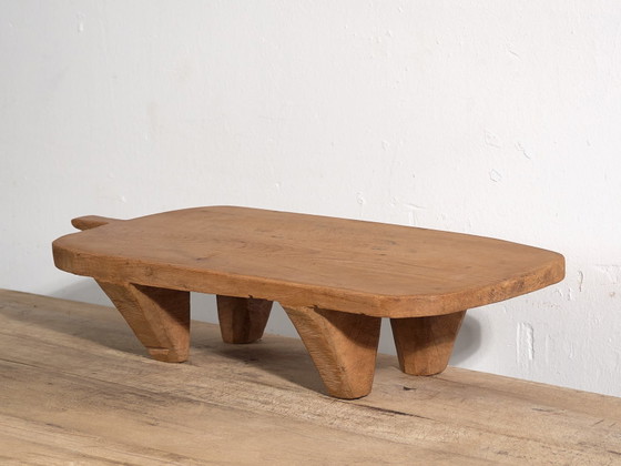 Antique low side table (c.1920) #2, Wood, Brown, Rustic (photo 20 of 21)