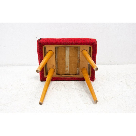 Image 1 of Mid century upholstered footrest, Czechoslovakia 1960s