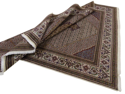 Mahi de Tabriz - 305 x 204 cm - Noué à la main