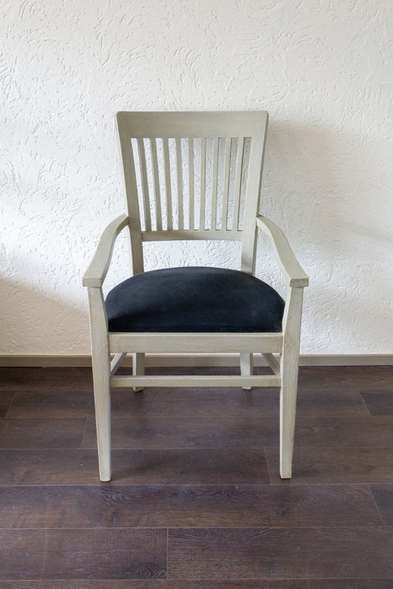 Image 1 of Set aus 4 luxuriösen Esszimmerstühlen – Design Schmieden – Massivholz