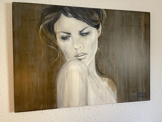 Image 1 of Prachtig olieverfschilderij (100x70cm) Arthur Remmig in