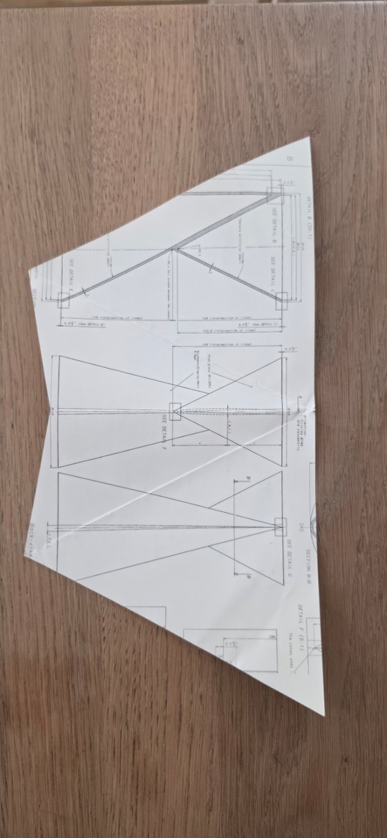 Image 1 of Paul Baars 'Vase2' (1997) – 100% COMPLETE with Original Technical Blueprint & AMC Map