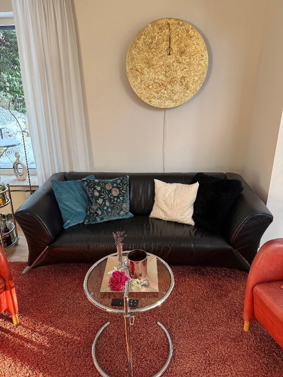 Image 1 of KLASSIKER ! Rolf BENZ 322 Leder-Sofa Dreisitzer schwarz