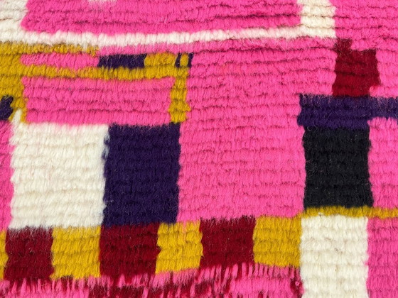 Image 1 of Alfombra de lana de estilo bohemio marroquí - 229 cm x 158 cm