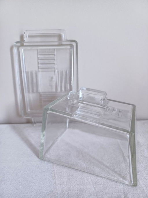 Mantequera Val Saint Lambert 'Luxval' - Modelo Severina - Art Déco 1935