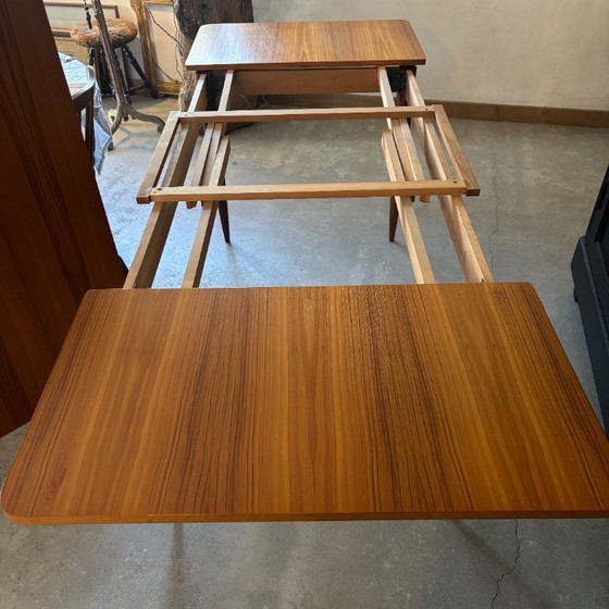 Image 1 of Extendable teak table