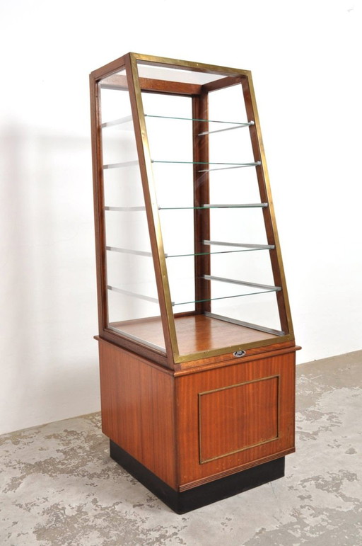 Vitrina antigua de panadería de Esmé Groningen, década de 1920. – vitrinekasten, Glass, Wood