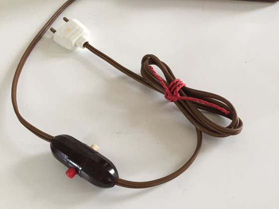 Image 1 of LAMPE Art Déco PALISSANDRE Sculpté