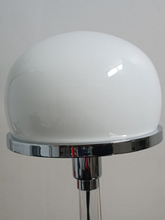 Lampada di design Bauhaus Valentino di Metalarte 1976 – Lampade da tavolo, Plexiglass, Glass (photo 3 of 12)