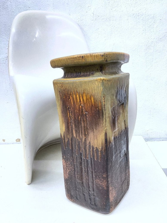 Image 1 of Large vase, studio ceramic by Steuler, design by Heiner Balzar, 50 cm high, 1960s/70s