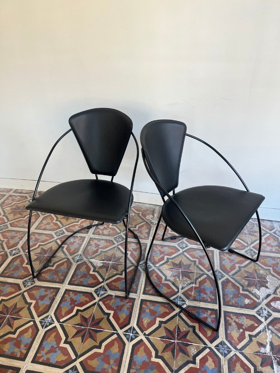 Image 1 of ‘Linda’ dining chairs – Arrben (Italy,’80s)