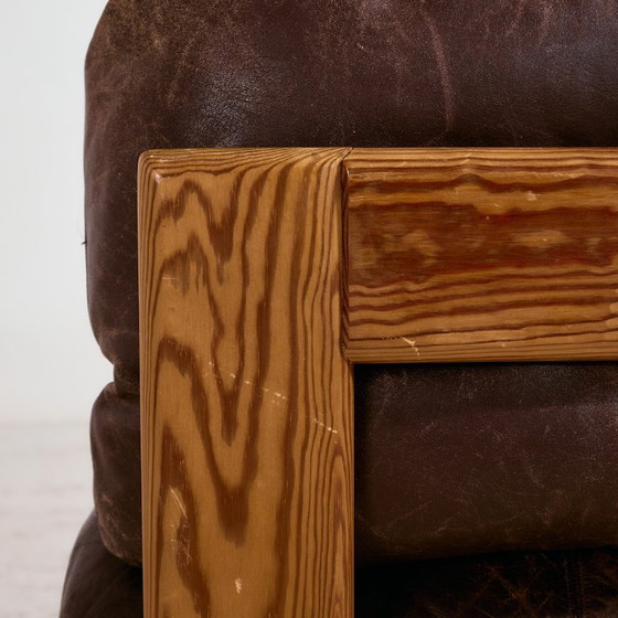 Image 1 of MK8962 Leren bankstel, set van 5