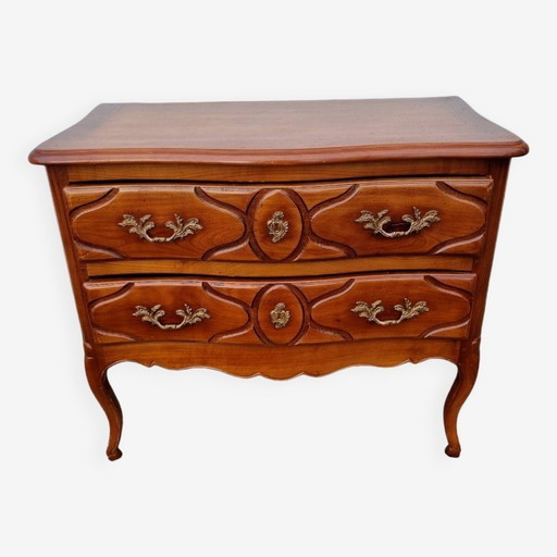Louis XV chest of drawers, cherry wood