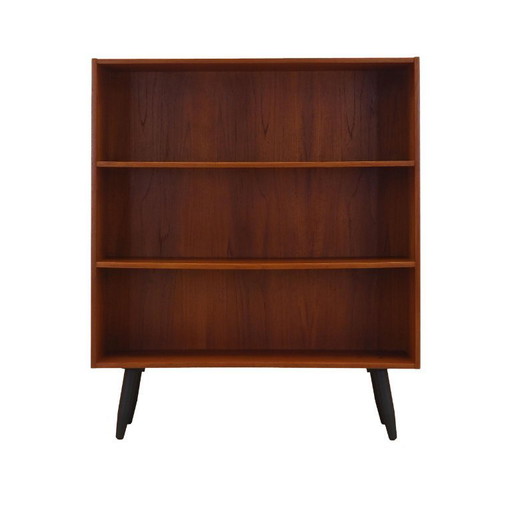 Teakhouten boekenkast, Deens ontwerp, jaren 70, vervaardigd door Clausen & Søn