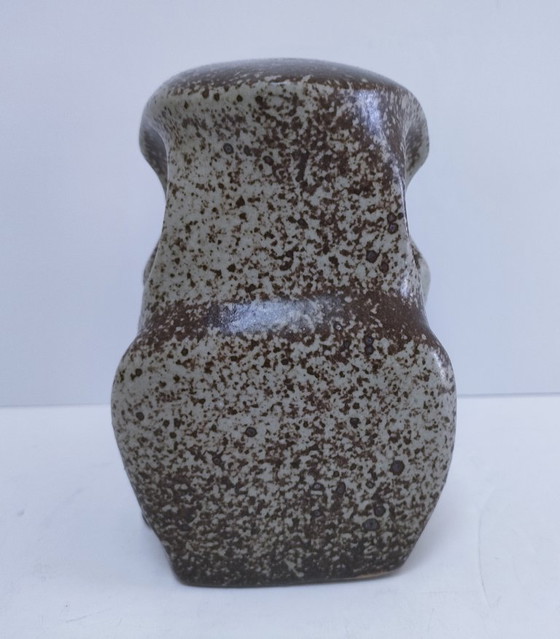 Image 1 of bougeoir chouette grès vintage