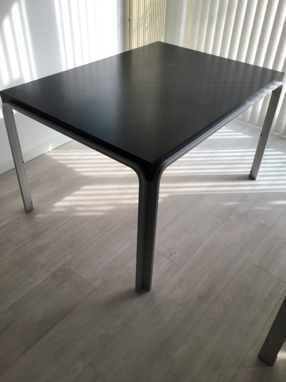 Pastoe dining table TM 6210 Pierre Mazairac – Aluminium (photo 3 of 5)