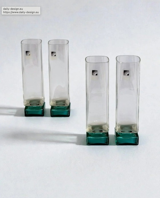 Image 1 of Vintage 90s Glassware Set by Luigi Bormioli for Light & Music