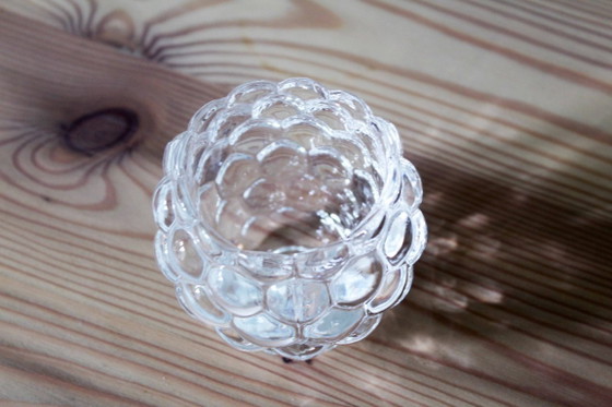 Image 1 of Himbeerförmiger Teelichthalter aus Glas