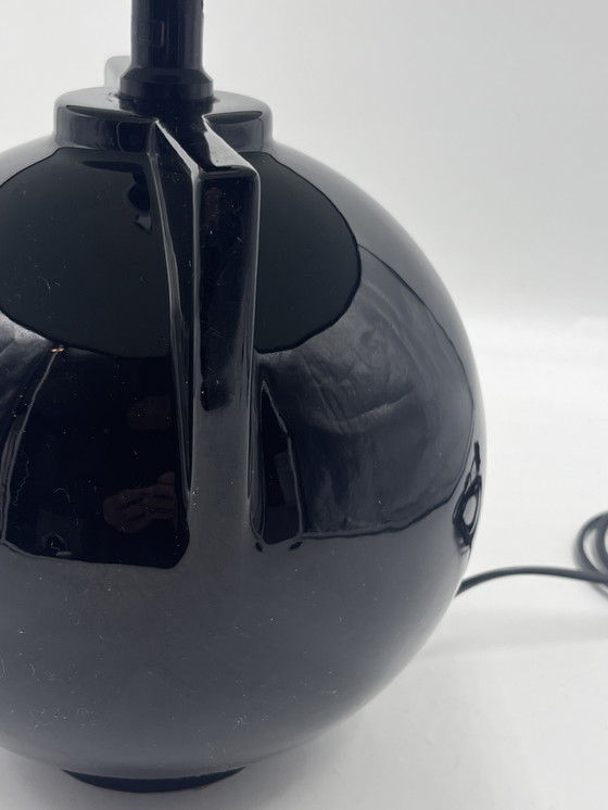 Image 1 of Keramiklampe Schwarzes Design