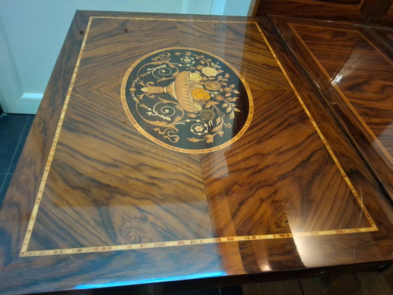 Antieke Italiaanse Barkast Louis XVI-Stijl – Drankenkasten, Glass, Wood (photo 13 of 15)