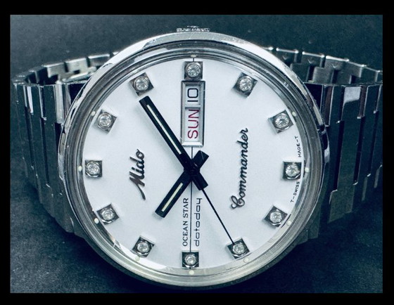 Image 1 of Mido Commander Ocean Star Fecha de hoy