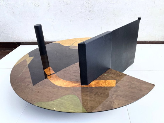 Image 1 of Tavolino italiano postmoderno nello stile di Carlo Malnati anni '80-'90