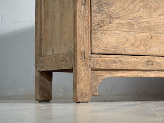 Antique sideboard in elm with two doors – China, circa 1950 – Sideboard cabinet (photo 15 of 40)