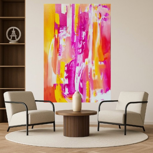 Acrylic painting #Phalenopsis XL 150x100cm