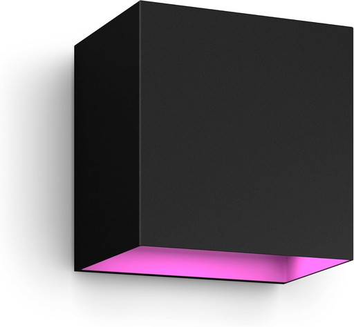 Philips Hue White and Color, applique murale extérieure Resonate, anthracite, IP44, fonctionne avec Alexa, Google Assistant et A