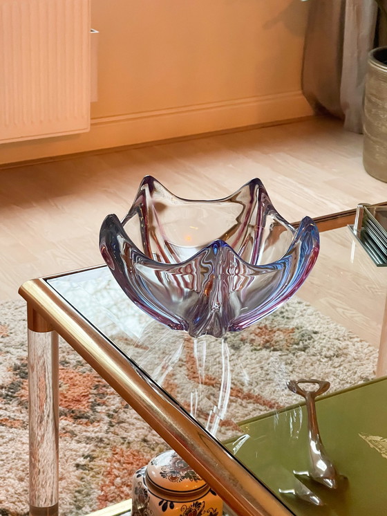 Image 1 of Gekleurde Glazen Schaal