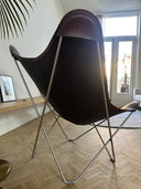 Cuero leren vlinderstoel - chrome - Oak