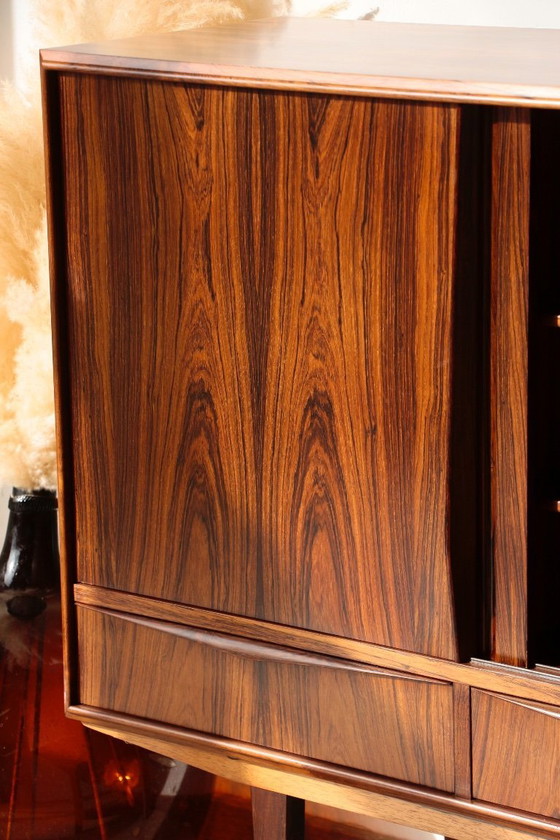 Image 1 of Skandinavisches Highboard aus Palisanderholz – Entwurf von E.W. Bach (1960er Jahre)