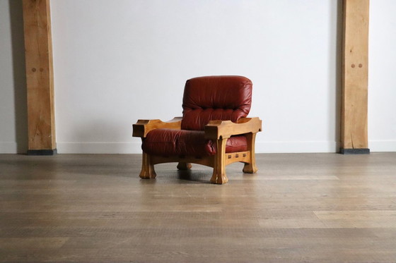 Image 1 of Hussar lounge chair by Luciano Frigerio, Italy 1970s