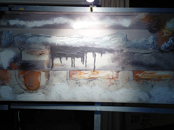 Image 1 of Schilderij/acryl op canvas - by Pieter Lessing