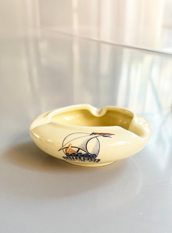 Image 1 of Unique vintage ashtray Hotel Belles Rives Juan-les-Pins