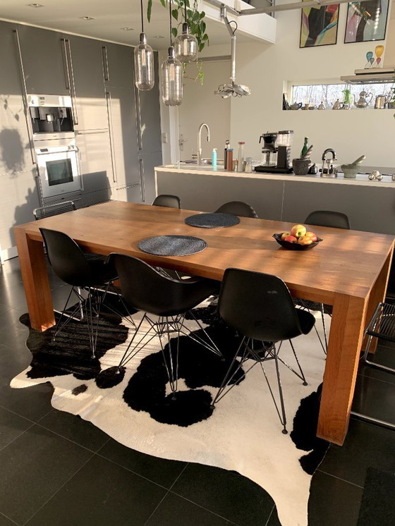 Image 1 of Designtisch aus Eichenholz, 220 x 100