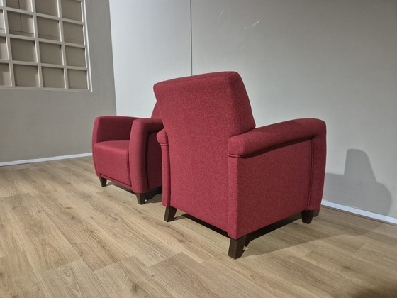 Image 1 of 2x Henders and Hazel - Saarbrucken - Poltrone - Rosso