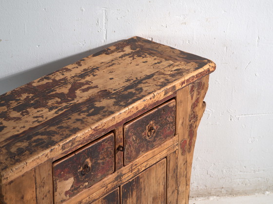 Credenza antica in legno di pino – Cina, circa 1930 – Credenze, Iron (photo 13 of 40)