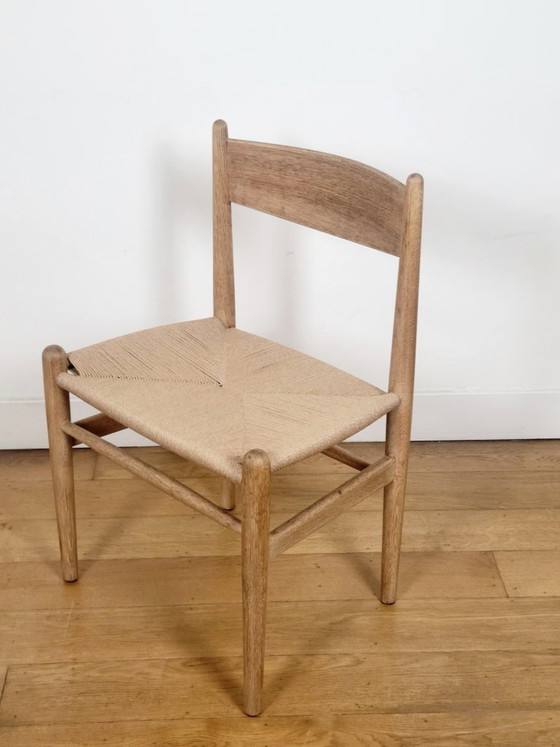 Image 1 of Lot de 2 chaises de salle à manger Hans J. Wegner CH36 pour Carl Hansen & Søn en chêne massif