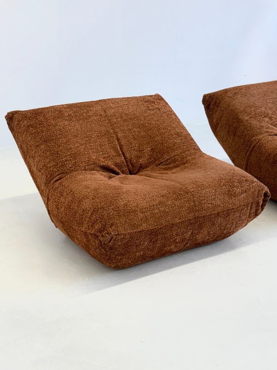 Image 1 of Papillon Loungesessel von Guido Maria Rosati für Giovannetti in Rostbraun