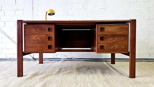 H P Hansen Desk 60S Mid - Century Vintage Office Desk Office Teak