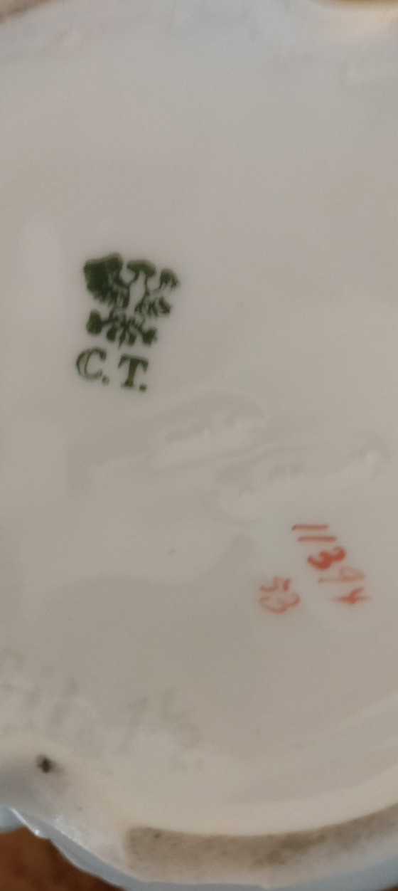 Image 1 of Caffettiera antica Carl Tielsch, Germania/Polonia, periodo 1875-1935, logo aquila