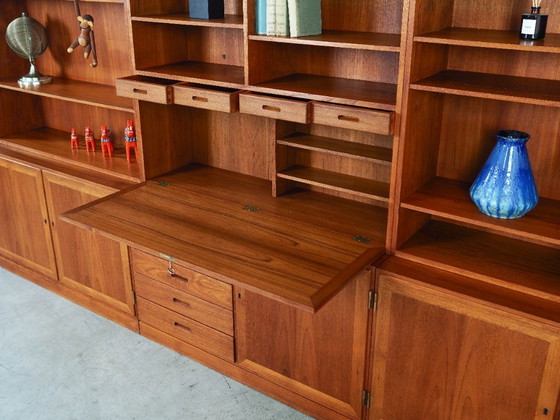 Image 1 of Set di librerie in teak, design danese, anni '70, designer: Kai Winding
