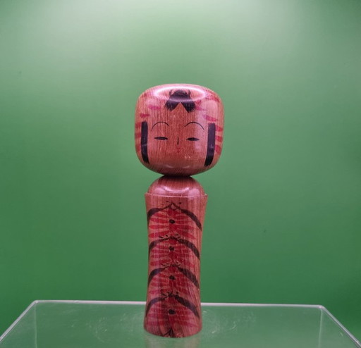Kokeshi Yajiro Vintage de Kamata Bunichi des années 70 – decoratieve objecten, Wood